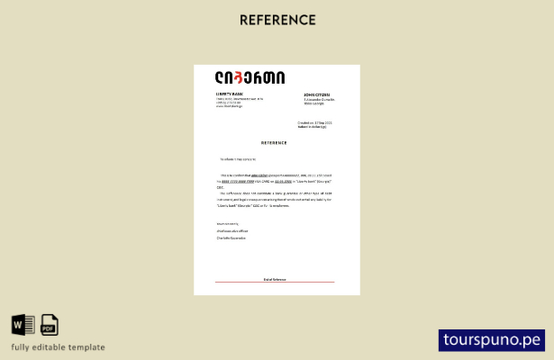 lista para imprimir plantilla de referencia de cierre de Georgia Liberty Bank